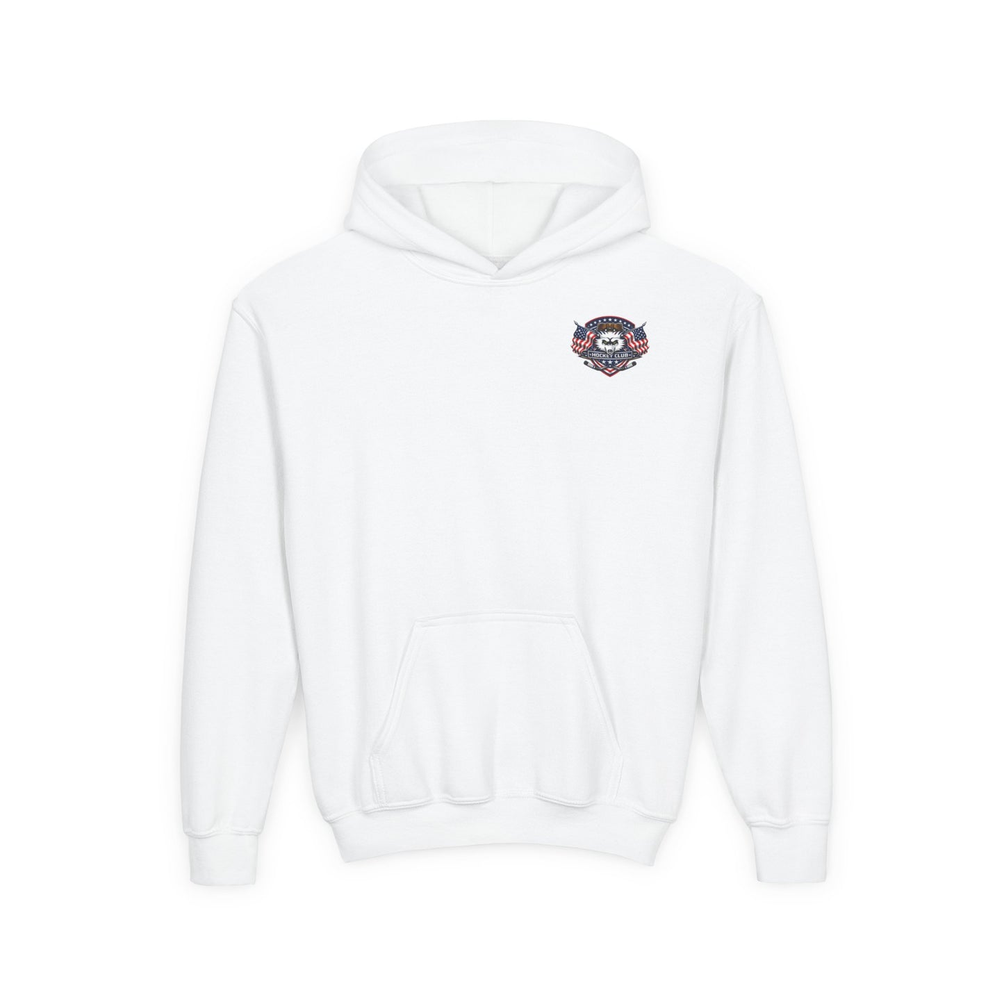 Bearcat Hockey International Youth Hoodie — Team USA Flag Mascot Sweatshirt