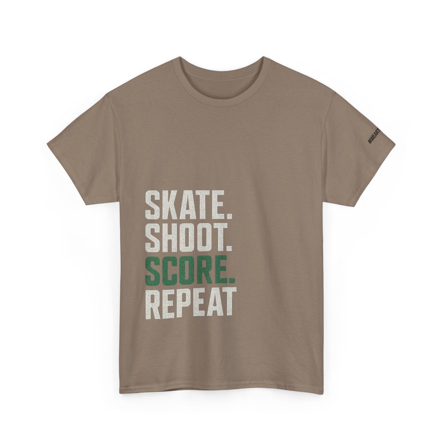 SKATE SHOOT SCORE REPEAT T-Shirt - #Wearthebear