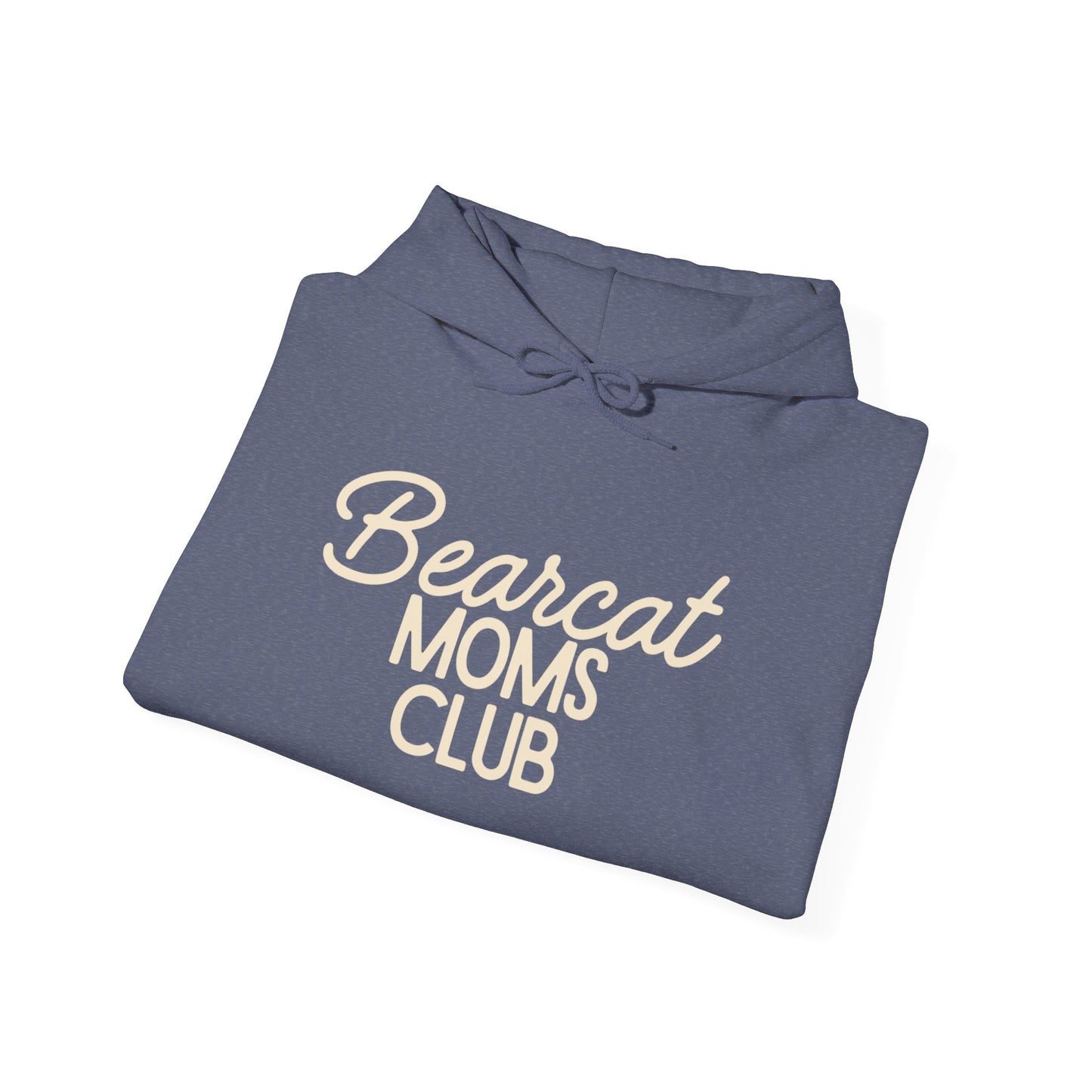 Bearcat Moms Club Hooded Sweatshirt | Cozy Gift for Moms, Family Gatherings, Casual Wear, Everyday Comfort, Cute Sweatshirt