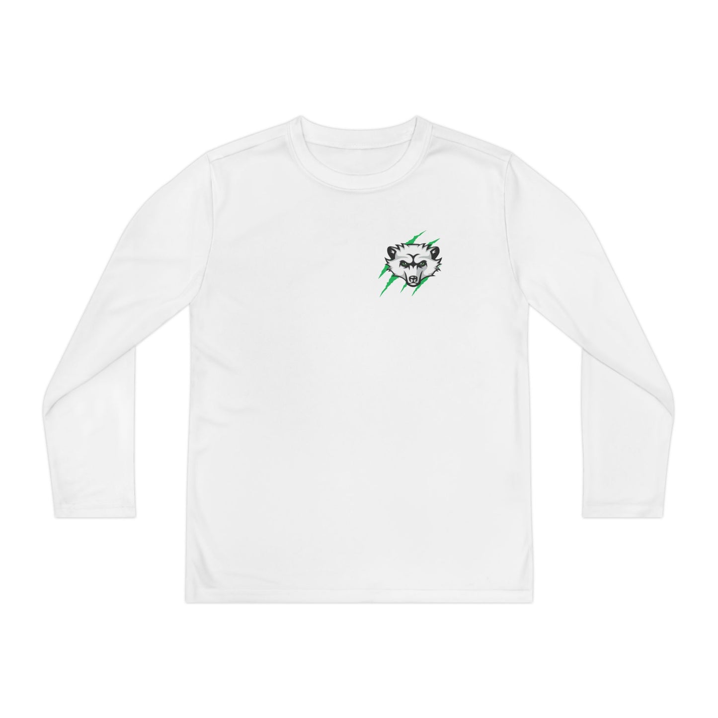 Bearcat Club Youth Long Sleeve Tee – Hockey Team Jersey with American Flags & Mascot