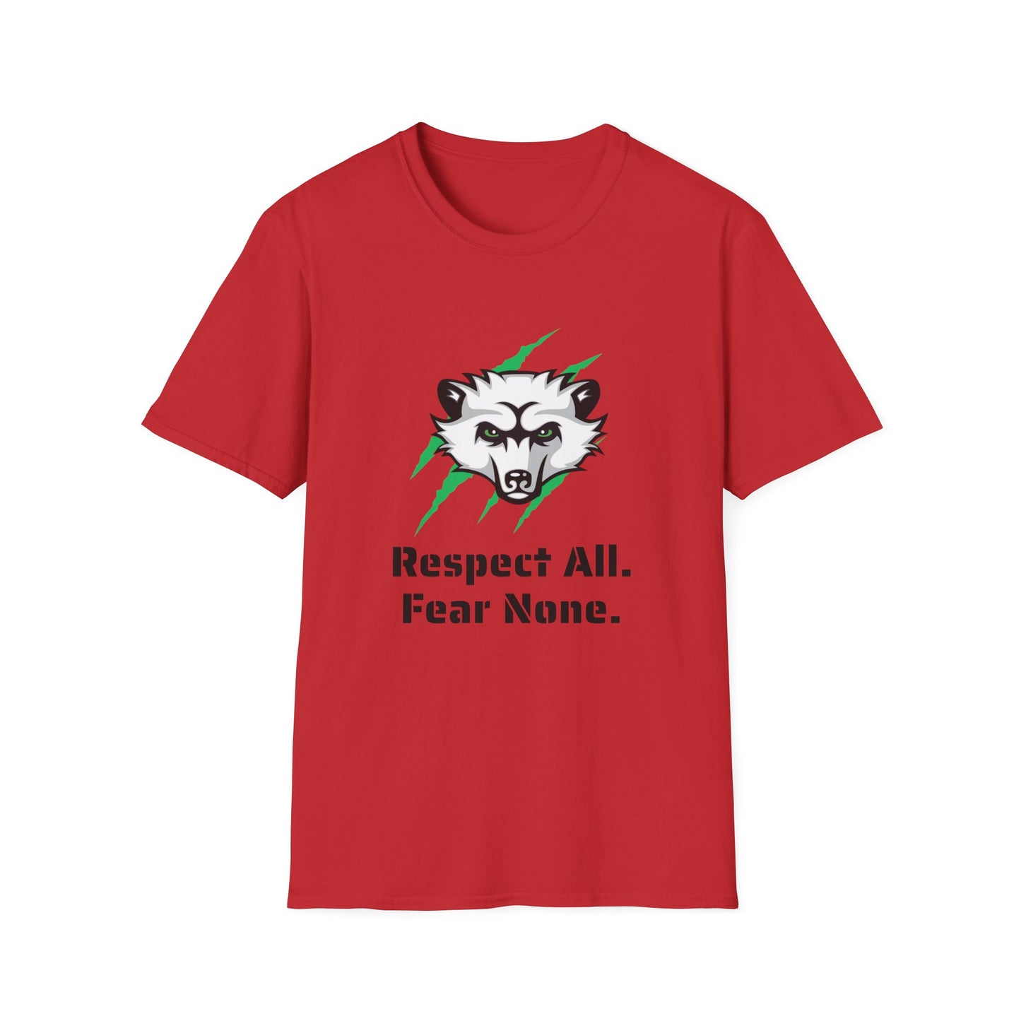 Unisex Graphic T-Shirt - Respect All Fear None - Bearcat Hockey