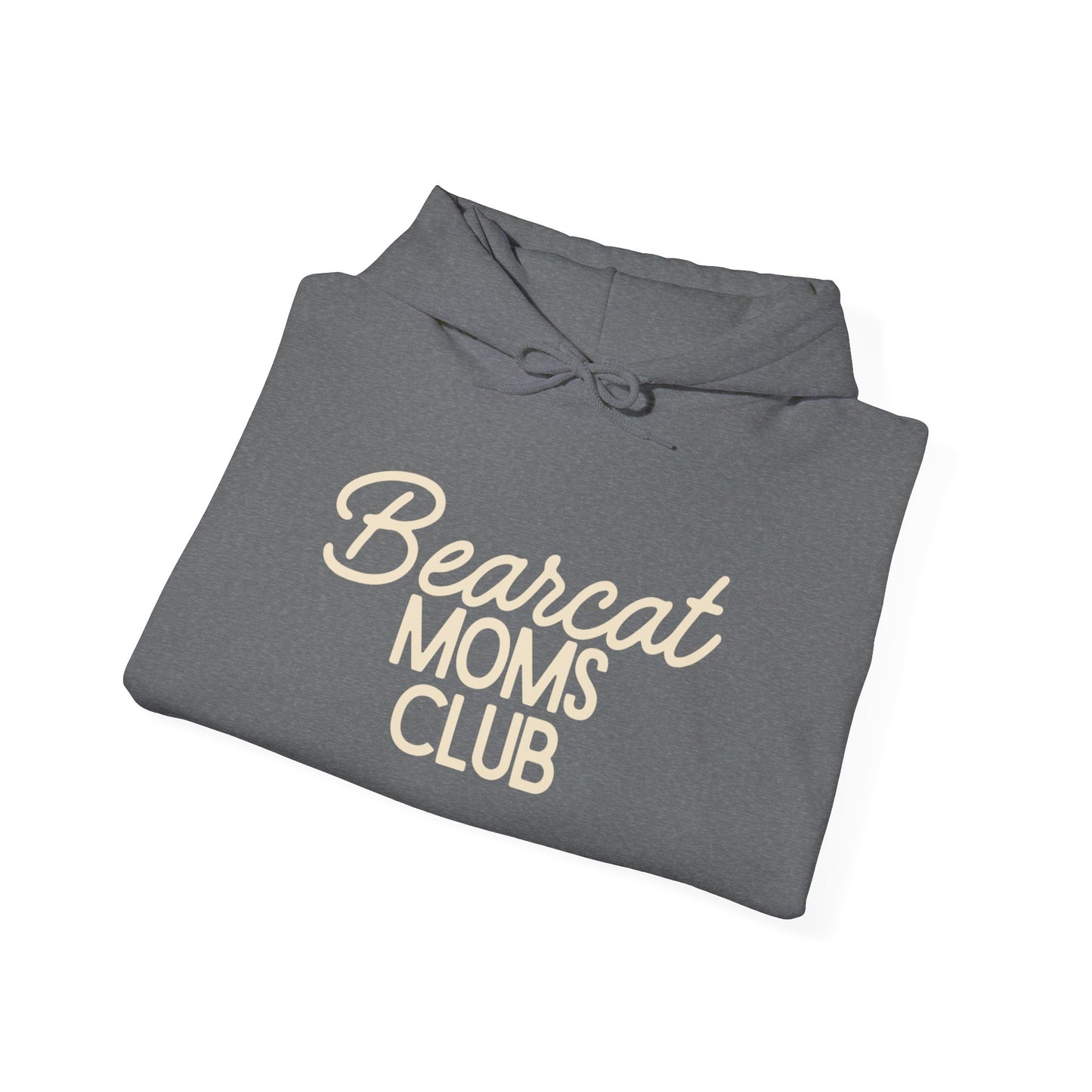Bearcat Moms Club Hooded Sweatshirt | Cozy Gift for Moms, Family Gatherings, Casual Wear, Everyday Comfort, Cute Sweatshirt