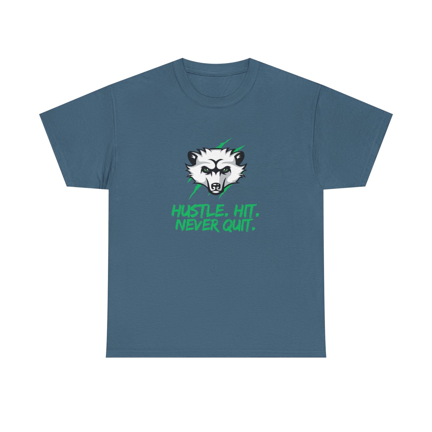Motivational Hustle Cotton Tee | Unisex T-Shirt for Gym Lovers, Fitness Enthusiasts, Workout Motivation, Gift for Him, Her