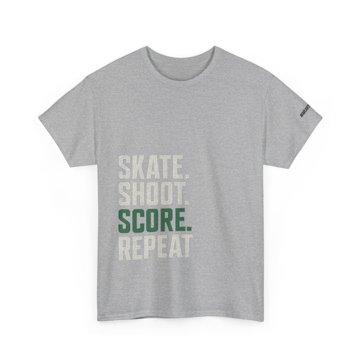 SKATE SHOOT SCORE REPEAT T-Shirt - #Wearthebear