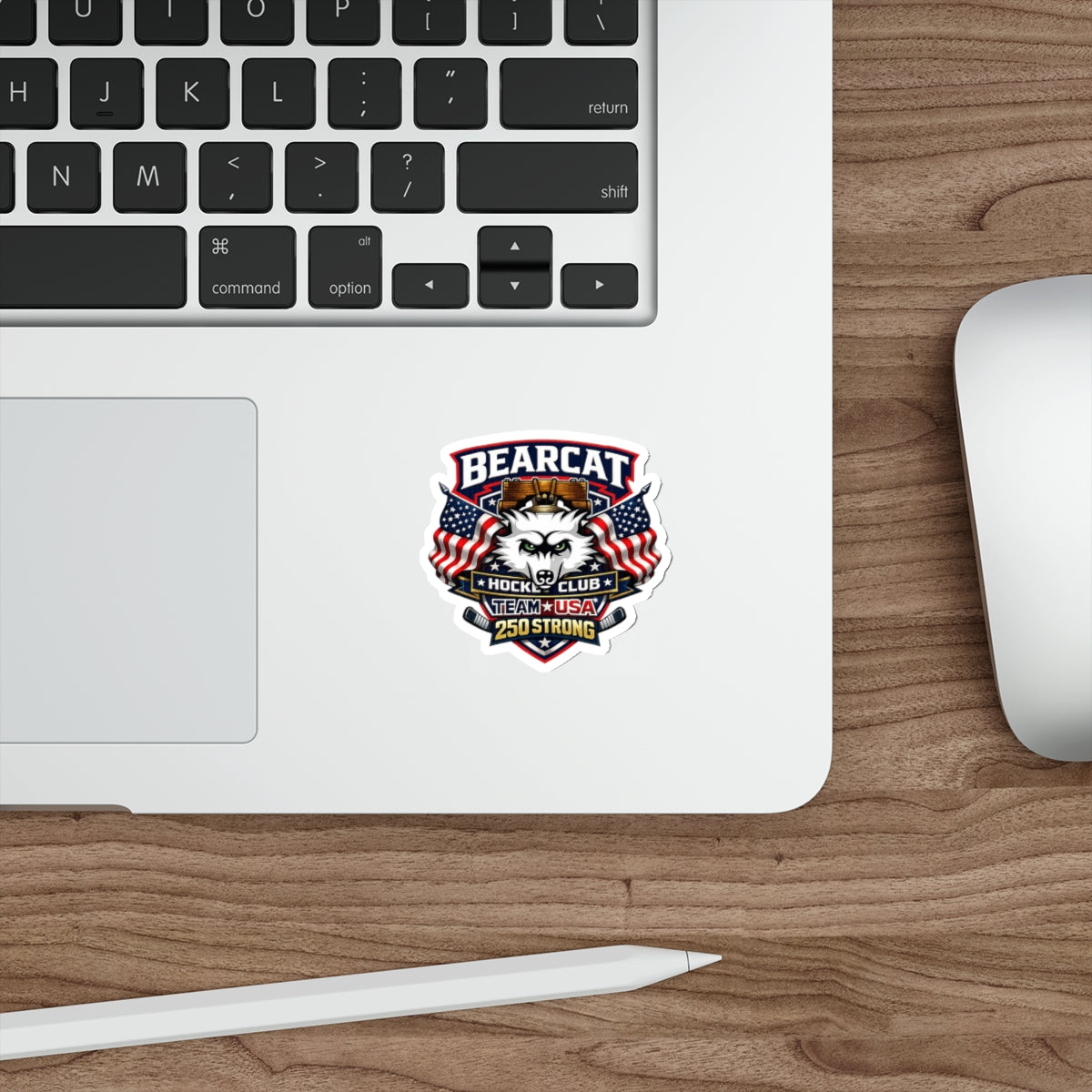 Bearcat Hockey Club Die-Cut Sticker — Team USA 250 Strong