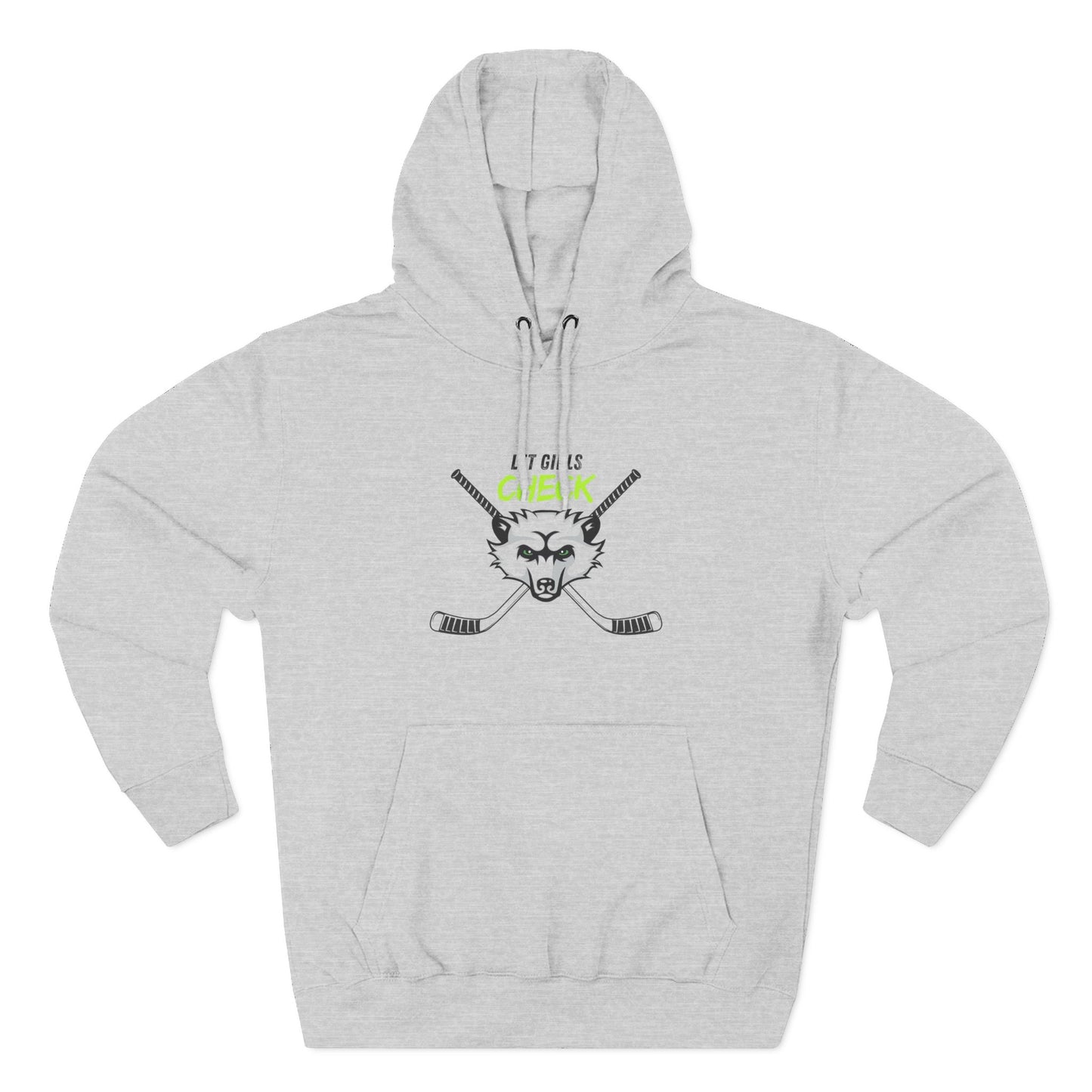 Let Girls Check Hoodie by Lady Bearcat