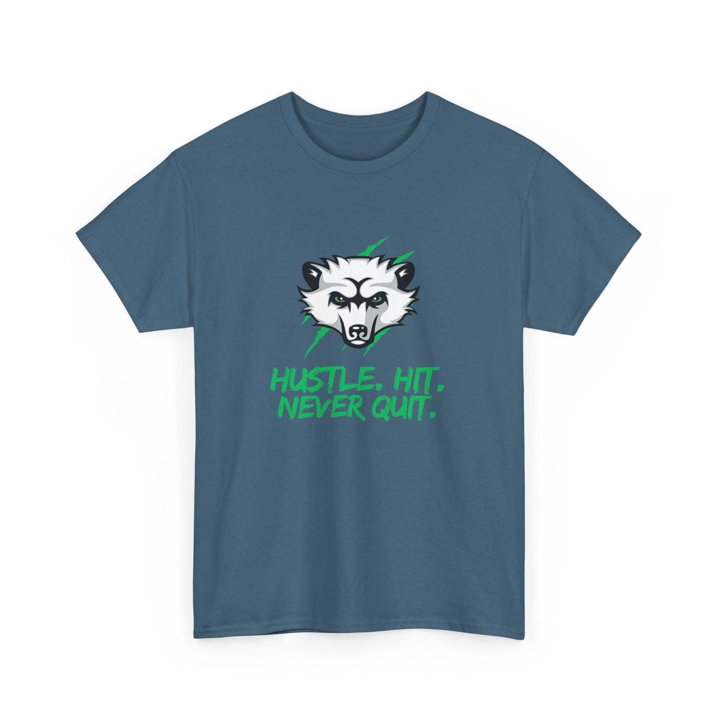 Motivational Hustle Cotton Tee | Unisex T-Shirt for Gym Lovers, Fitness Enthusiasts, Workout Motivation, Gift for Him, Her