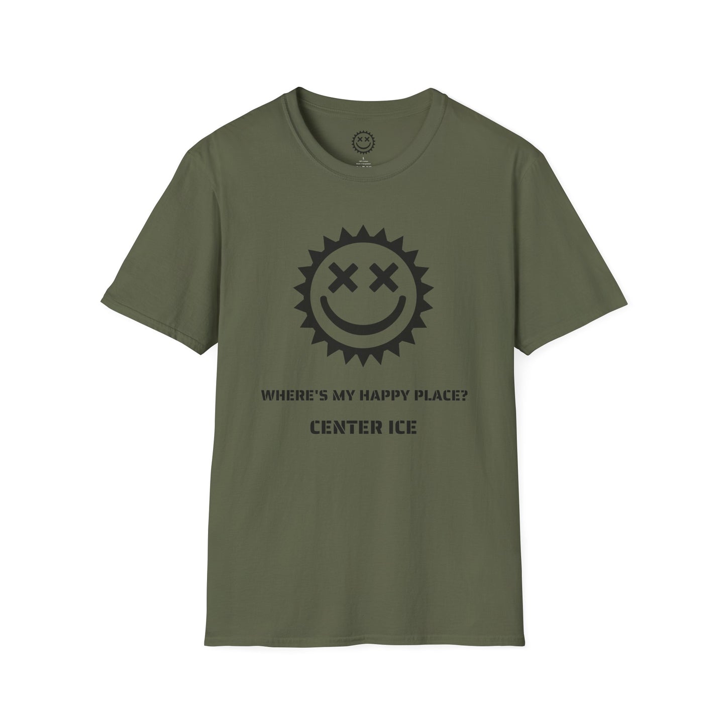 Happy Place is Center Ice Unisex T-Shirt