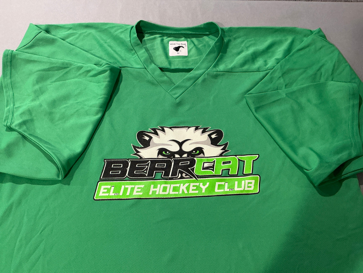 Bearcat Branded Green Hockey Practice Jersey