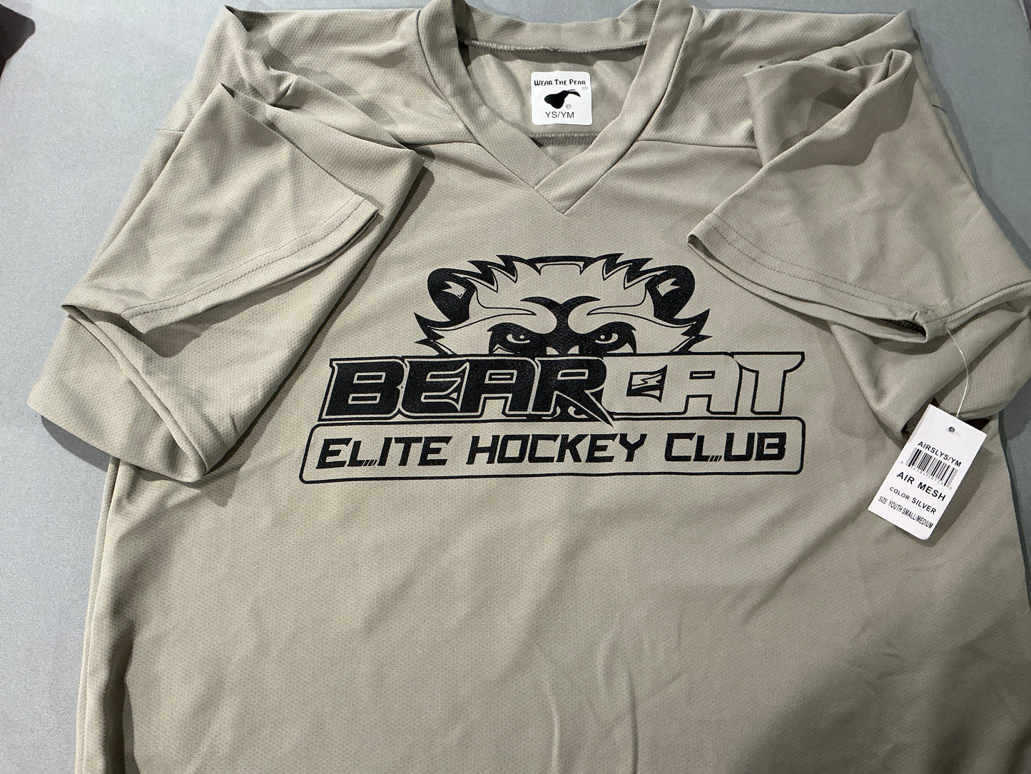 Bearcat Silver Hockey Practice Jersey