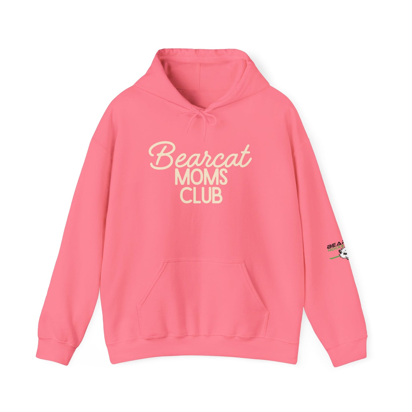 Bearcat Moms Club Hooded Sweatshirt | Cozy Gift for Moms, Family Gatherings, Casual Wear, Everyday Comfort, Cute Sweatshirt
