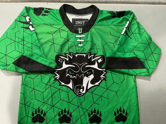 Green Bearcat Hockey Jersey