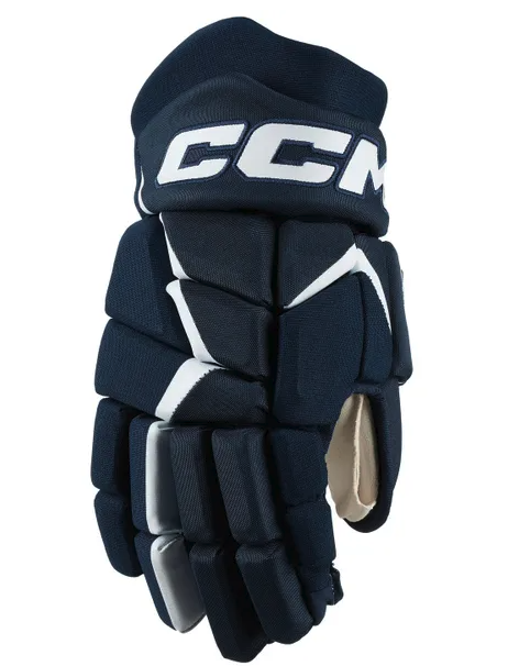 New CCM JetSpeed FT680 Gloves Navy/White