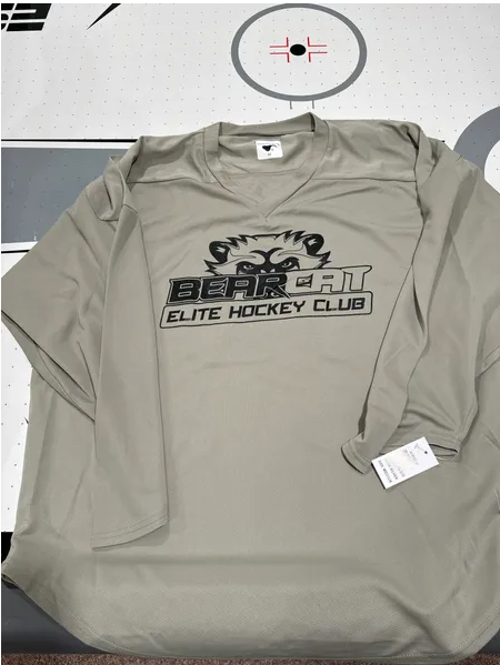 Bearcat Silver Hockey Practice Jersey